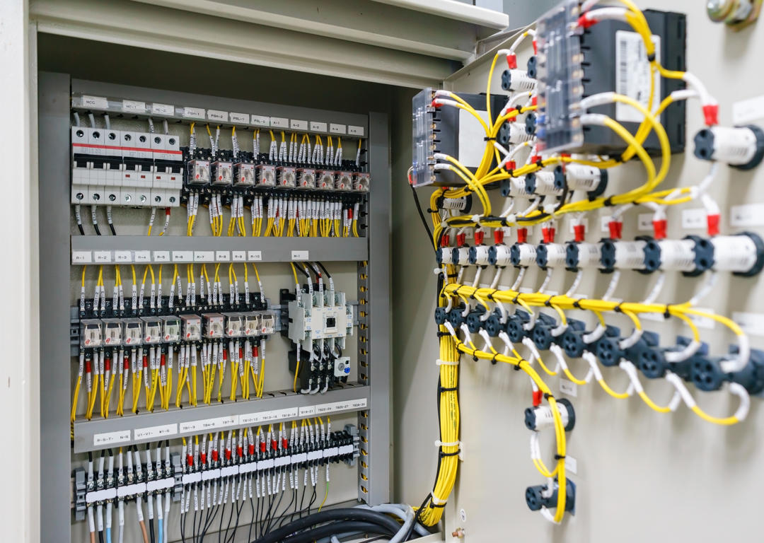 Electric control panel for power